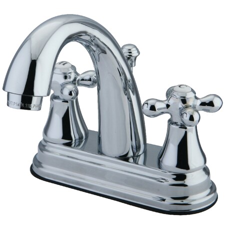 Kingston Brass KS7611AX 4" Centerset Bathroom Faucet, Polished Chrome KS7611AX